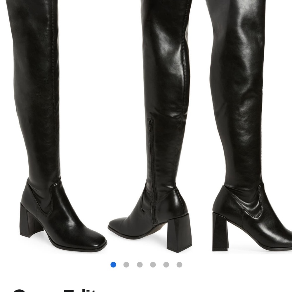New in box Open Edit-Briar- over the knee black boots